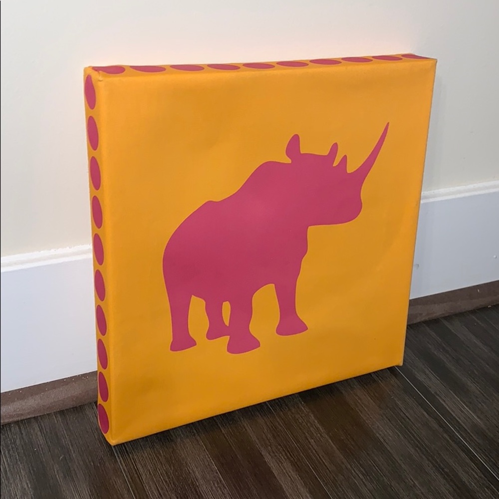 Rhino wall art